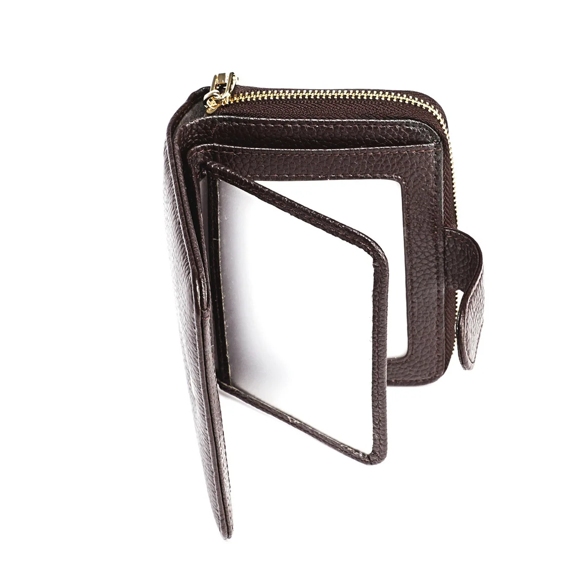 

Male Women Wallet Card Holder Cowskin Genuine Leather Wallet Women New