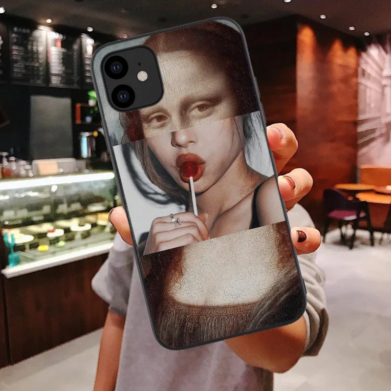 Новый Забавный чехол для iPhone 11 Pro Max 6 6s 7 8 Plus X XR XS телефона с абстрактным искусством