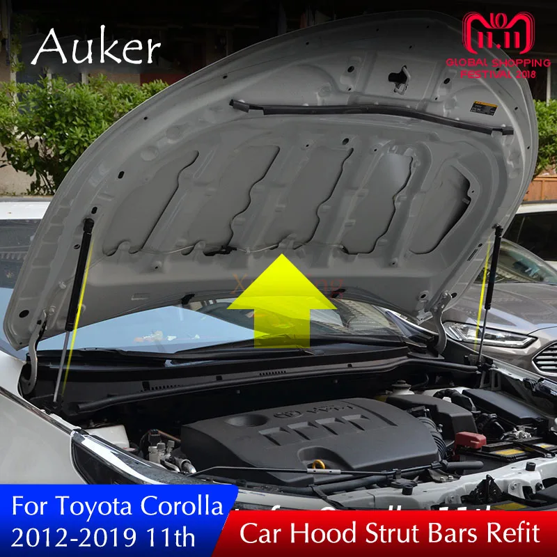Car Engine Hood Cover Strut Bars Support Shock Rod Bracket for Toyota Corolla Axio E160 E170 2012-2019 11nd Gen