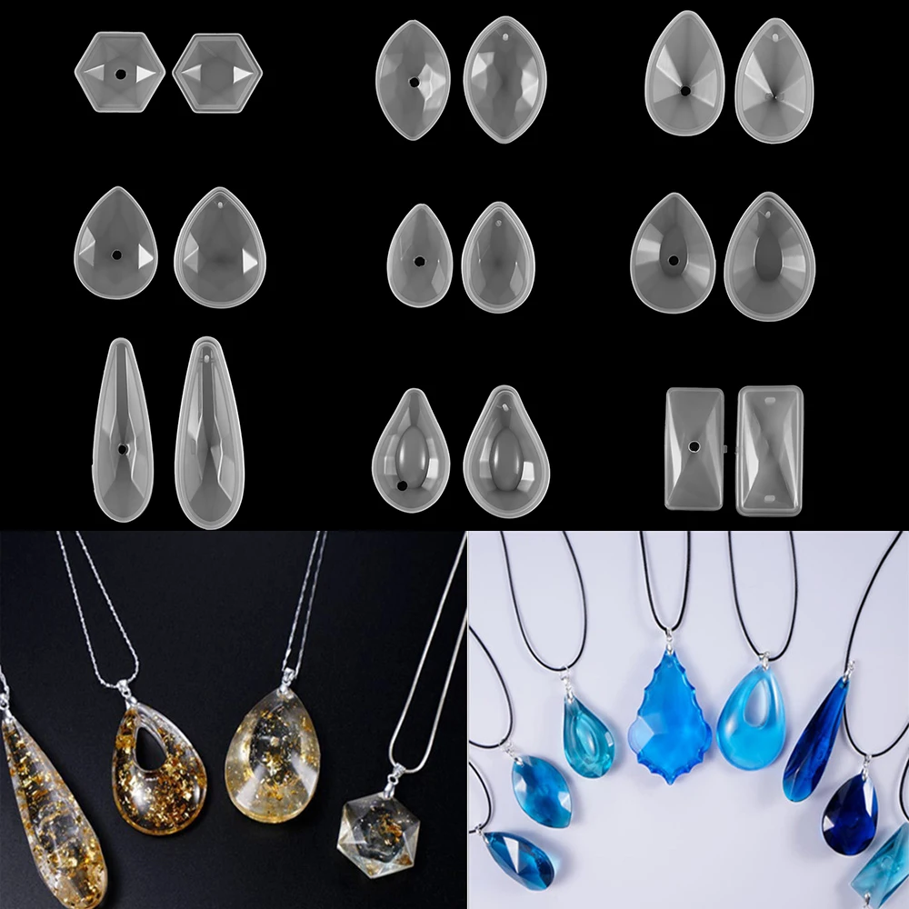 

9 Стиль Подвески силиконовые формы геометрических фигур с отверстием, эпоксидная смола, форма для поделки своими руками для изготовления юв...