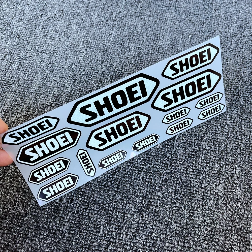 Шлем Shoei, лобовое стекло, водостойкая светоотражающая наклейка, мотоцикл Snilho, амортизирующий спонсор, логотип, наклейка «сделай сам», украшение
