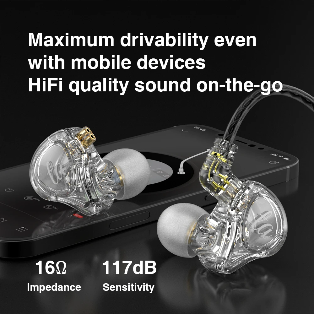 TRN TA Knowles 1BA + 1DD Гибридный привод наушники HiFi музыка Спорт IEM гарнитура съемный