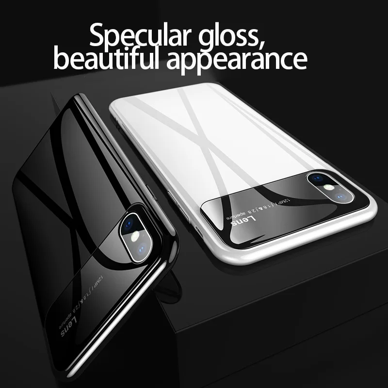 Пластиковый Чехол для Iphone X ультратонкий с защитой от падения на 360 градусов |