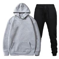 new 2 pieces set sportswear men tracksuit hoodiespants jogging suits for men sweatshirt streetwear pullover sudaderas