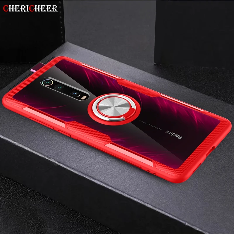 Чехол для Xiaomi Mi 9 T SE Mi9T Pro магнитный автомобильный держатель с кристаллами и