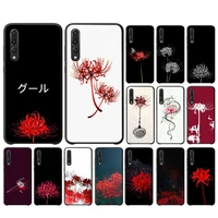 maiyaca japanese anime tokyo ghoul lycoris radiata flowers phone case for huawei p30 40 20 10 8 9 lite pro plus psmart2019