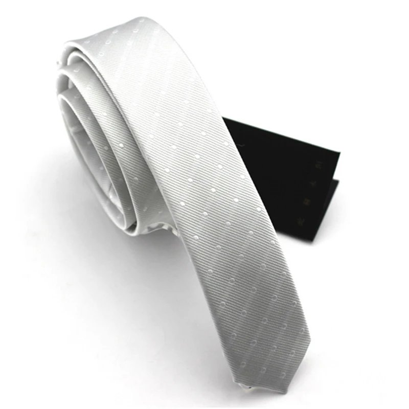 Новый высококачественный галстук для мужчин, тонкий галстук Gravata 4 см, черный галстук, мужские галстуки, мужские галстуки, шелковый галстук д... от AliExpress WW