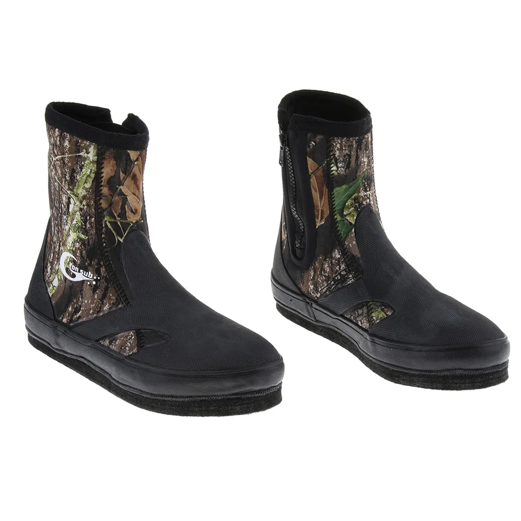 Нескользящие ботинки для рыбалки обувь с шипами ногтей водонепроницаемые сапоги