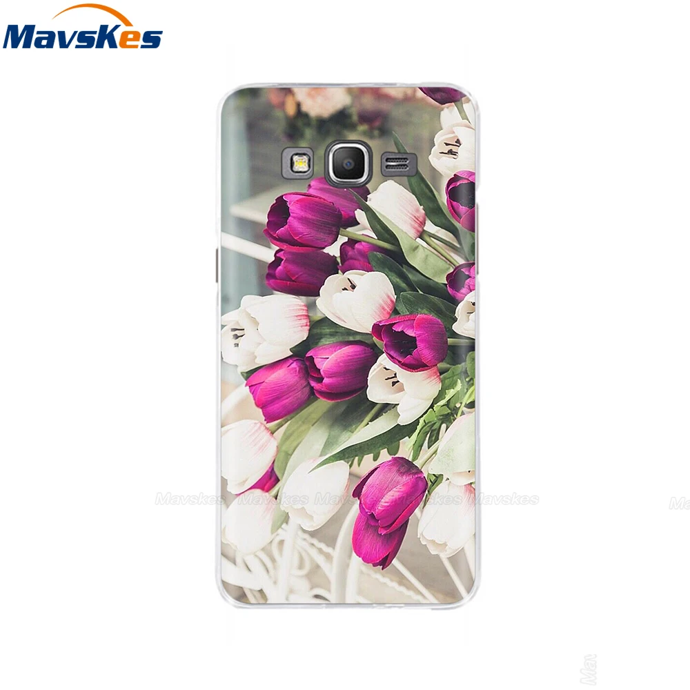 4 Чехол для samsung Galaxy Grand Prime, G530, G530H, G531, G531H, G531F, SM-G531F, флора, ТПУ, чехол, милый силиконовый чехол для телефона - Цвет: 4