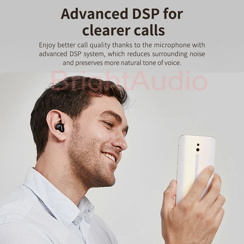 Shanling MTW100 V2 наушники вкладыши TWS Bluetooth 5 0 Ture Беспроводной спортивные гарнитура для