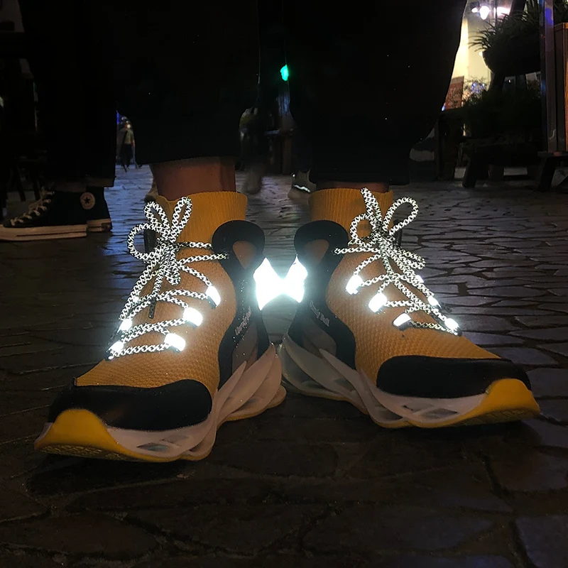 

Мужские светящиеся беговые кроссовки, спортивная обувь, нижняя часть из ТПУ, дышащий верх из микрофибры, размер 39-44