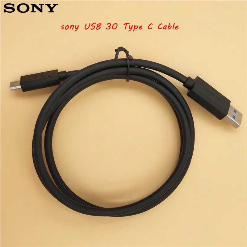 Оригинальный кабель Sony UCB30 Type C для быстрой зарядки USB c передачи данных 100 см Xperia XA1