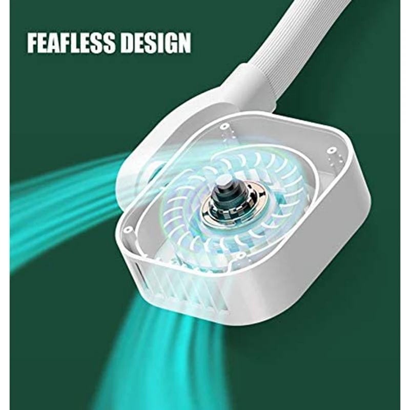 

Portable Neck Fan, Adjustable Bladeless Fan 4000Mah Rechargeable Air Cooler Fan for Office Outdoor Camping