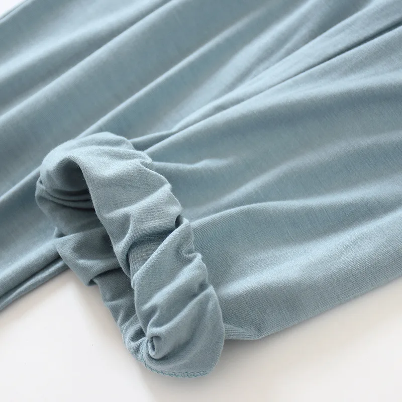 Летние женские Пижамные брюки осенняя одежда для отдыха из модала домашние