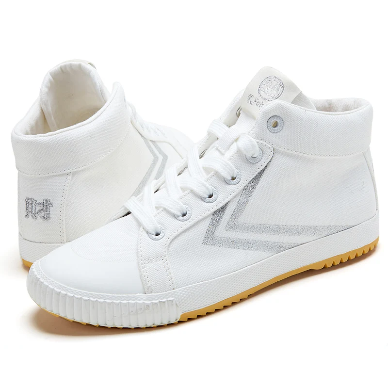 Feiyue/0001 Ограниченная серия; парусиновая обувь с высоким берцем; Вулканизированная обувь для мужчин и женщин; дышащие кроссовки; Повседневная нескользящая обувь;