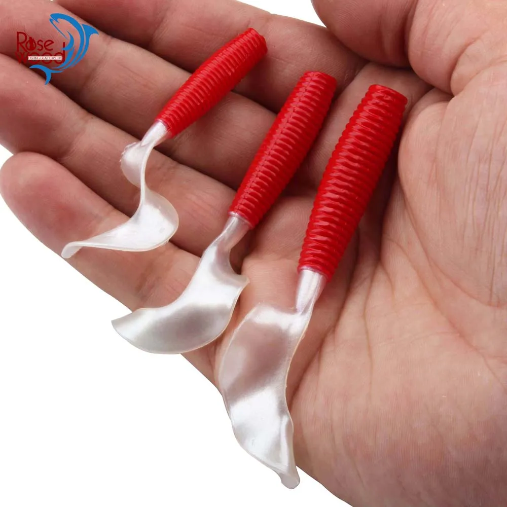 Мягкая рыболовная приманка с длинным хвостом 8 шт./лот 1 5 г/2 7 г/3 г|Наживки для