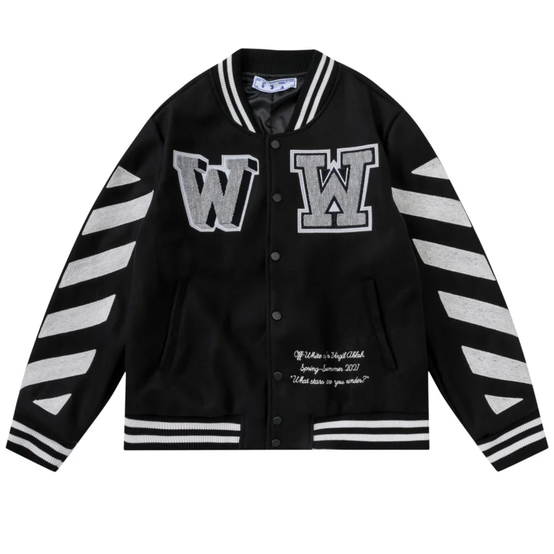 Куртка Varsity женская зимняя куртка-бомбер из искусственной кожи с вышитыми