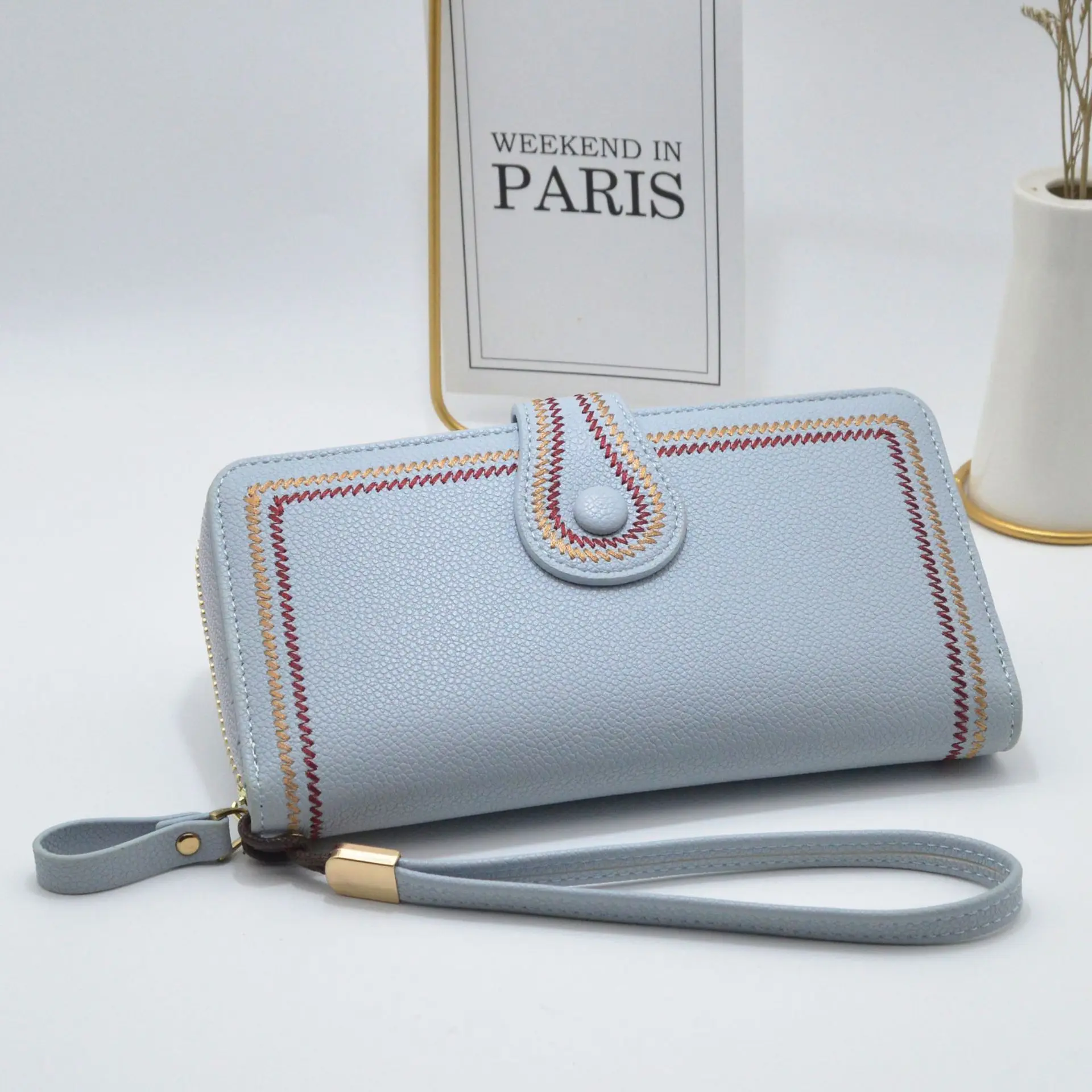 

Female Ladies Holder Wallet For Leather Long Purse Fashion 2020 Wallets Mini Wallet Money Holder Squeeze Coin Purse