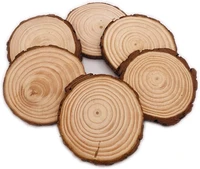 natural wood slices craft wood kit unfinished predrilled with hole wooden circles for arts christmas ornaments diy crafts