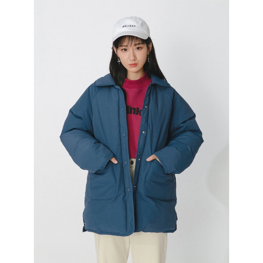 Женская зимняя верхняя одежда 2019 пальто корейская мода повседневные свободные