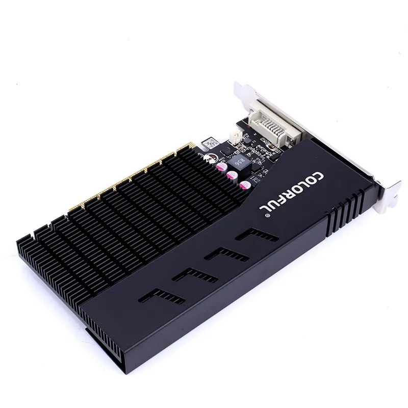 Красочные GeForce GT710 NF 1GD3 NVIDIA GPU VIDIEO карты DVI VGA HDMI