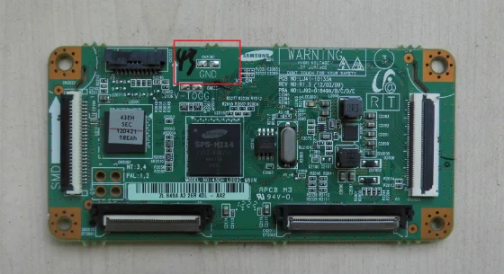 

Тестовая плата T-CON 3D42A3700i, экран LJ41-10133A, LJ92-01849A, S43AX-YB01