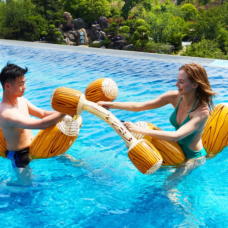 

Swimming Pool Float Game Inflatable Water Sports Bumper Toys for Adult Children Party Gladiator Raft Kickboard Pool Toy