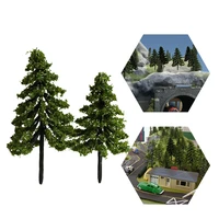 ho n scale model railway pine miniature model plastic trees train railroad landscape scenery layout