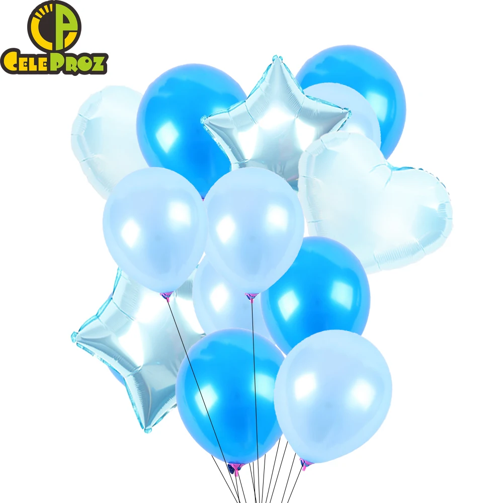 14 шт. мульти Balloons18Inch алюминиевая фольга 12 дюймов латексные воздушные шары для дня