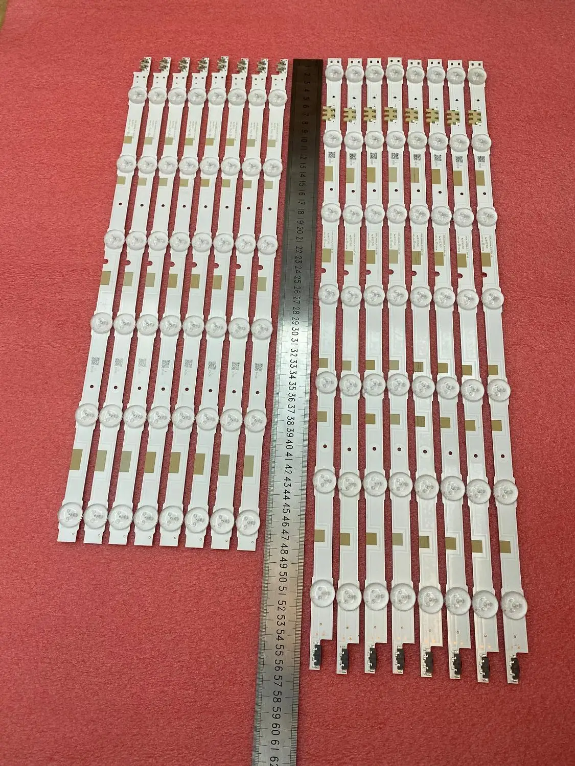 16 шт./компл. светодиодная подсветка полосы для Samsung UE50JU6800 UE50JU6850 UE50JU6872U BN96 38479A 38480A