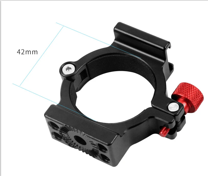 4-Ring Hot Shoe Adapter Ring Microphone Mount with Magic Arm for Zhiyun Smooth 4 Handle Gimbal DSLR Camera | Электроника