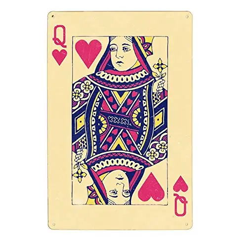 Жесть пещера покерная колода в стиле ретро металлические знаки казино украшения