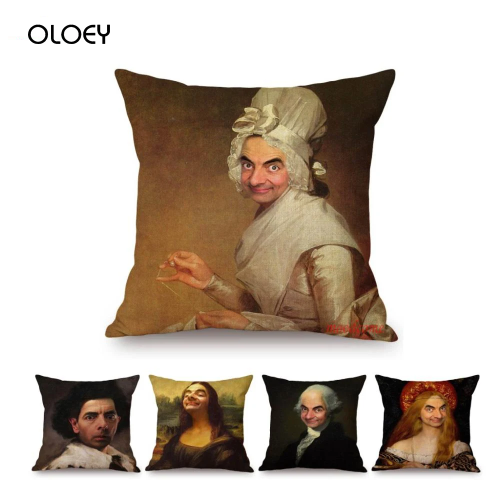 Современное искусство Юмор известная картина маслом Мона Лиза из полиэстера