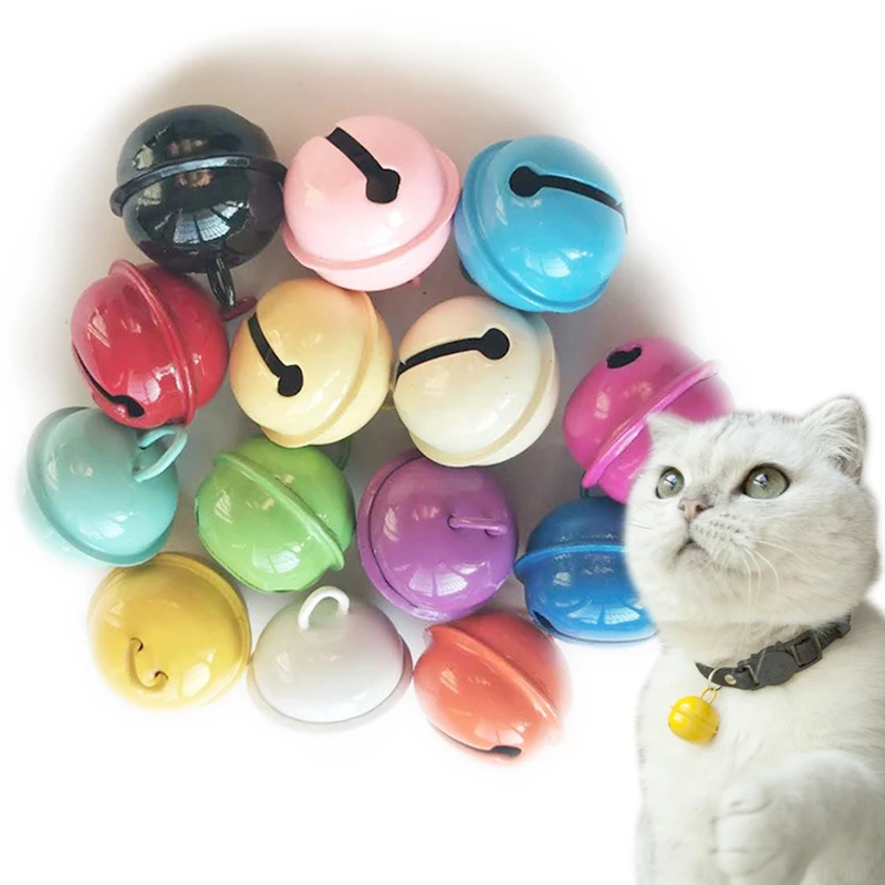 

[Точечный] 5 шт., подвеска для домашних животных, цветной Железный колокольчик, Рождественское украшение, подвеска для домашних животных, стр...