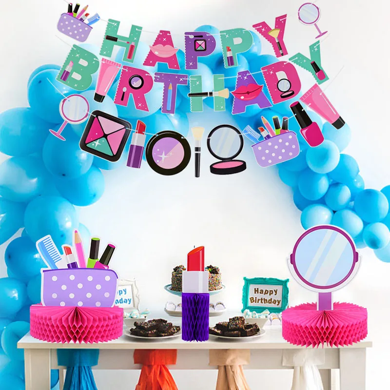 Спа Косметика день рождения принадлежности для макияжа одноразовая посуда с