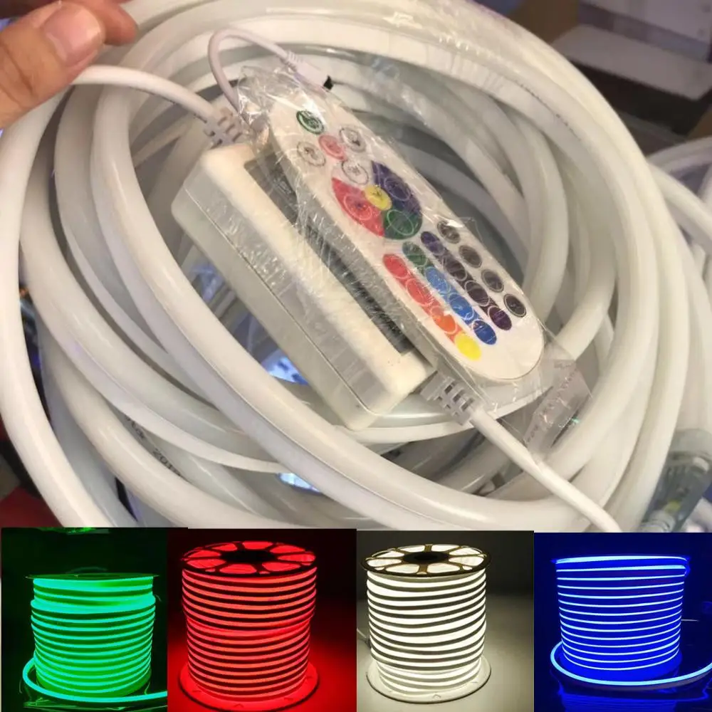 Переключатель RGB110V/220V светодиодный неоновый светильник 5050 ИК пульт