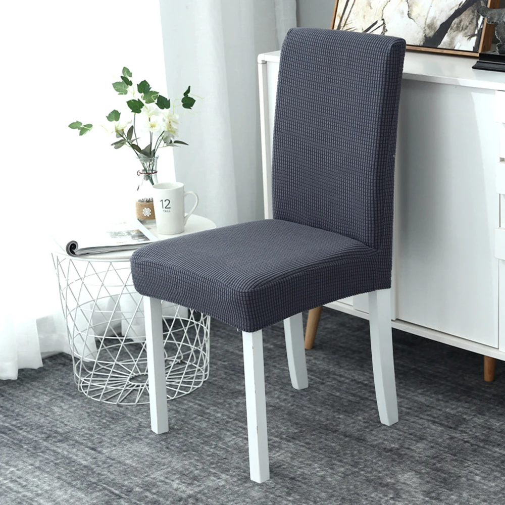 Дешевые жаккардовые чехлы для стульев SNEWVIE эластичные из спандекса столовой