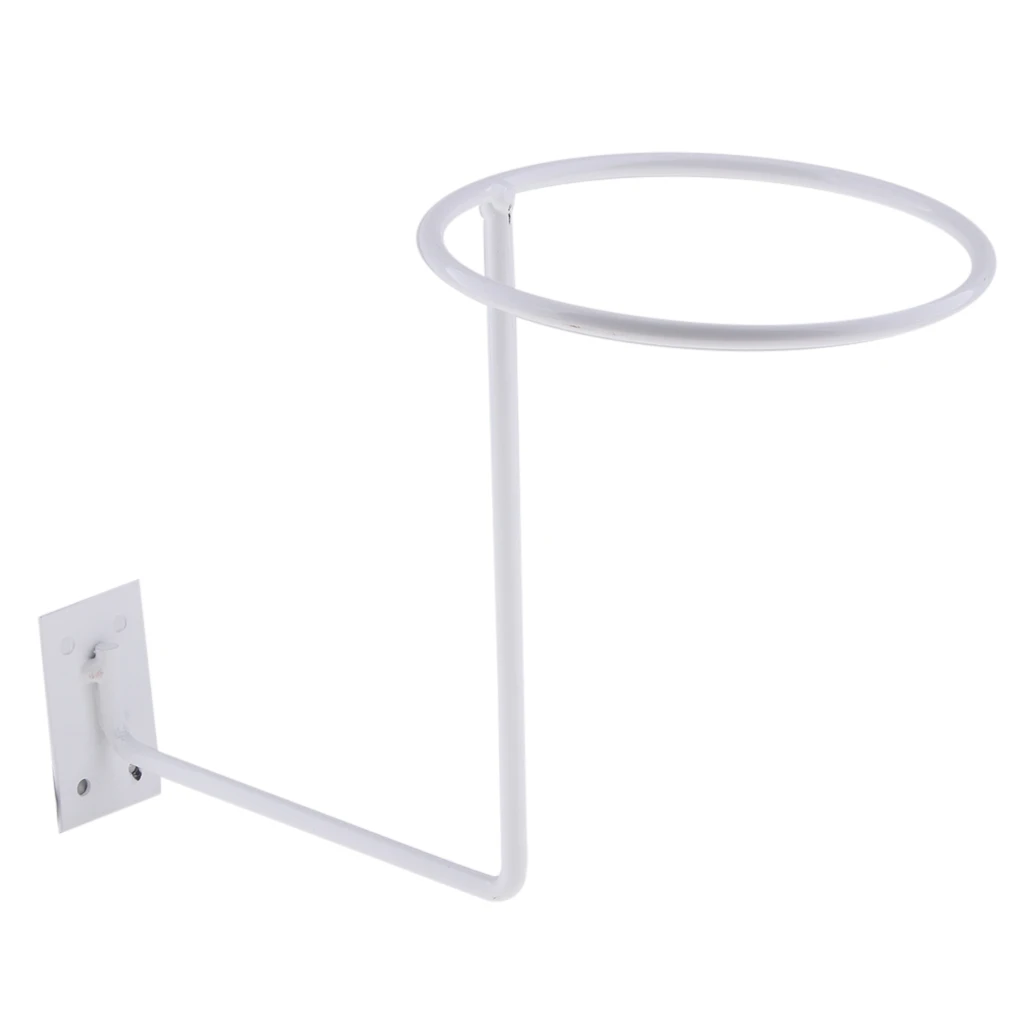 

Heavy Duty Wall Mounted Wall Hooks Hat Rack Helmet Hanger White
