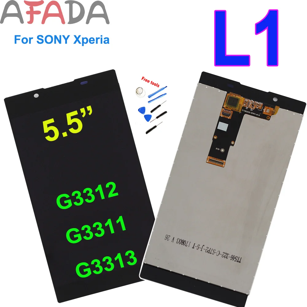 

AAA+ 5.5'' LCD Display For SONY Xperia L1 LCD Display G3312 G3311 G3313 Touch Screen for Sony L1 LCD Digitizer Replacement