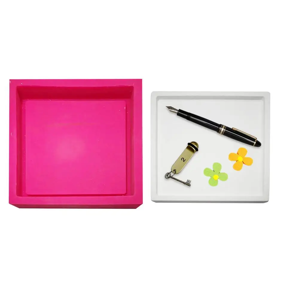 Творческий геометрический силиконовый слепок для DIY цементного горшка для цветов, бонсай, подставки для ваз, декора для дома и офиса, держателя для ключей, пепельницы.