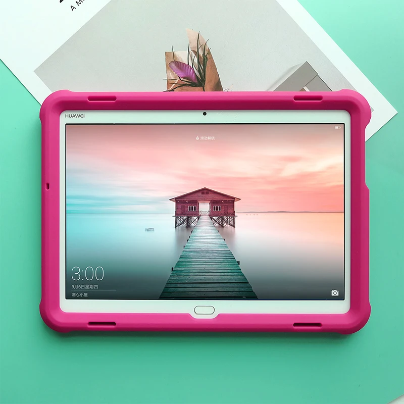 Чехол для Huawei MediaPad M3 Lite 10 BAH W09/DL09 AL00 1 дюймов планшет силиконовый детский чехол