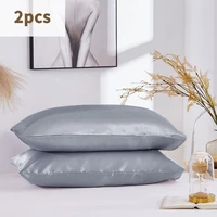 pillow case satin emulation silk anti wrinkle pillow rectangular cushion cover 51x76cm single pillow covers pillowcase textile