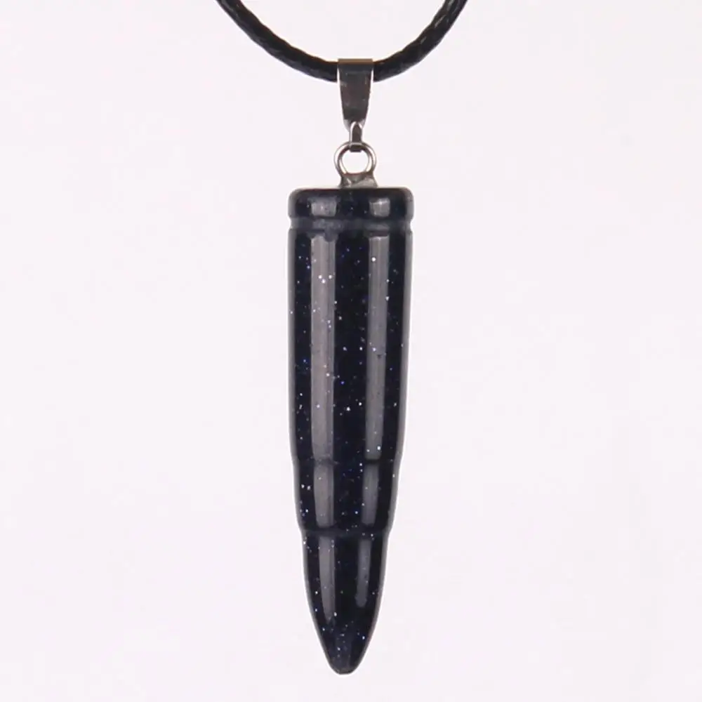 

12PCS Chakra Reiki Healing Amulet Bullet Shaped Natural Stone Jewelry Pendant DIY for Earring Necklace Choker Jewelry Making