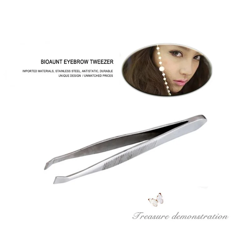 Профессиональный мини пинцет для бровей из нержавеющей стали триммеры зажим