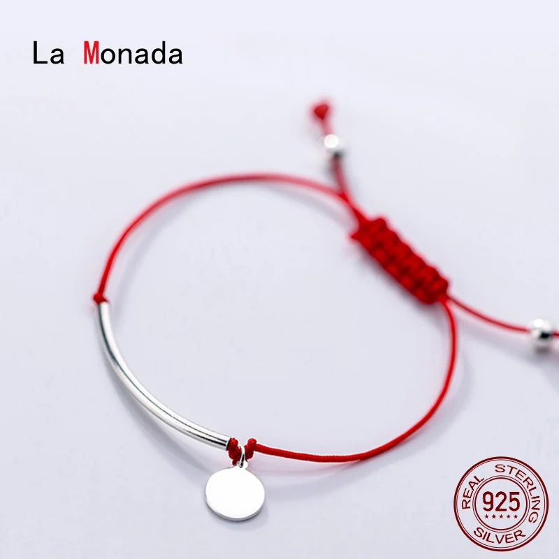 Женский серебряный браслет La Monada 10 20 см с резьбой|Гибкие и жесткие браслеты| |