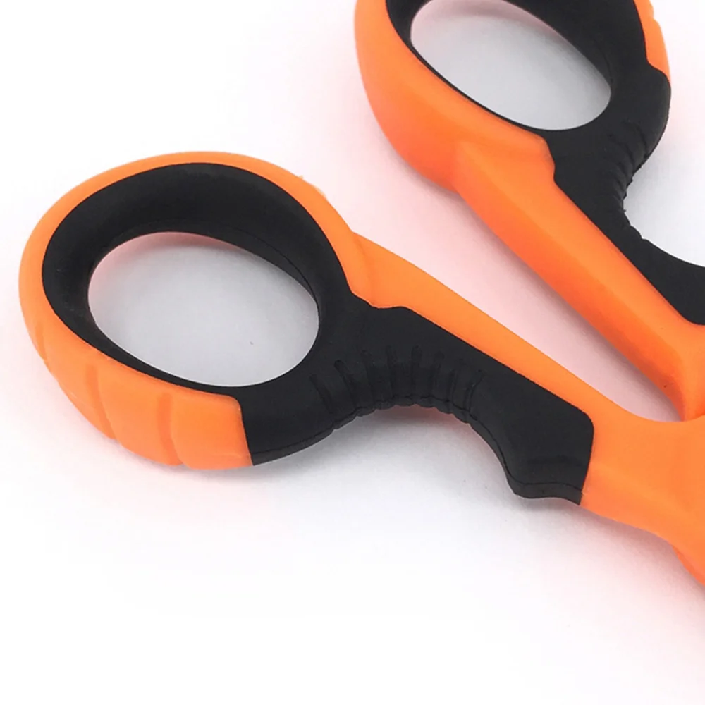 

2pcs Fishing Braid Scissors Heavy Duty Braided Line Cutter for Saltwater Freshwater Fish Lure Bait Tools (Orange)
