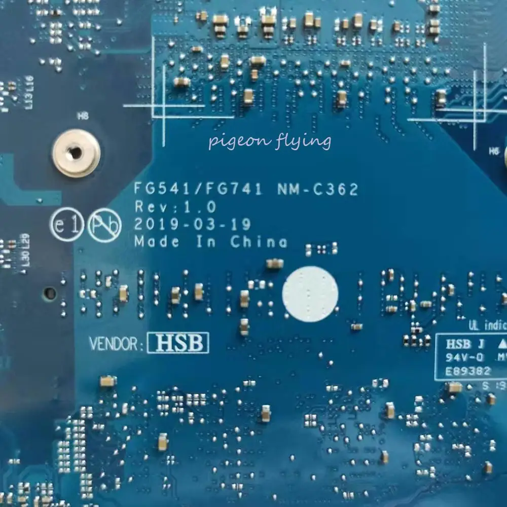 Kaufen FG541/FG741 NM-C362 REV: 1,0 Für Lenovo L340-15IRH Gaming Motherboard Mainboard 81LK CPU: I7-9750H GPU: GTX1050 3GB FRU 5B20S42313