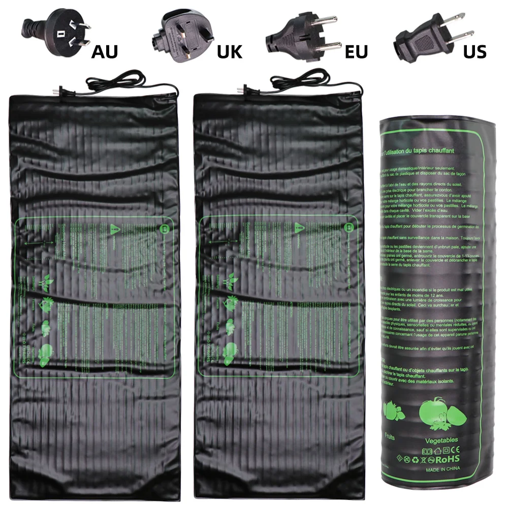 

48"x20" Plant Heating Pad 100 Watt Waterproof And Durable Seed Germination Propagation Cloning Nursery Gardening Hydroponic Mat