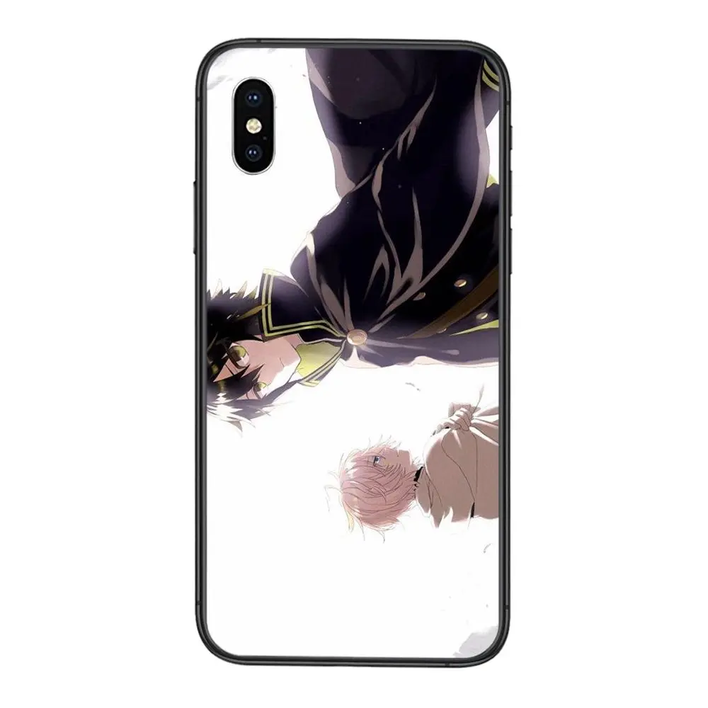 Мягкий ТПУ чехол для сотового телефона Owari No Seraph Apple iPhone 11 12 Pro Mini X XR XS MAX 5 5S 5C SE 6 6S 7 8