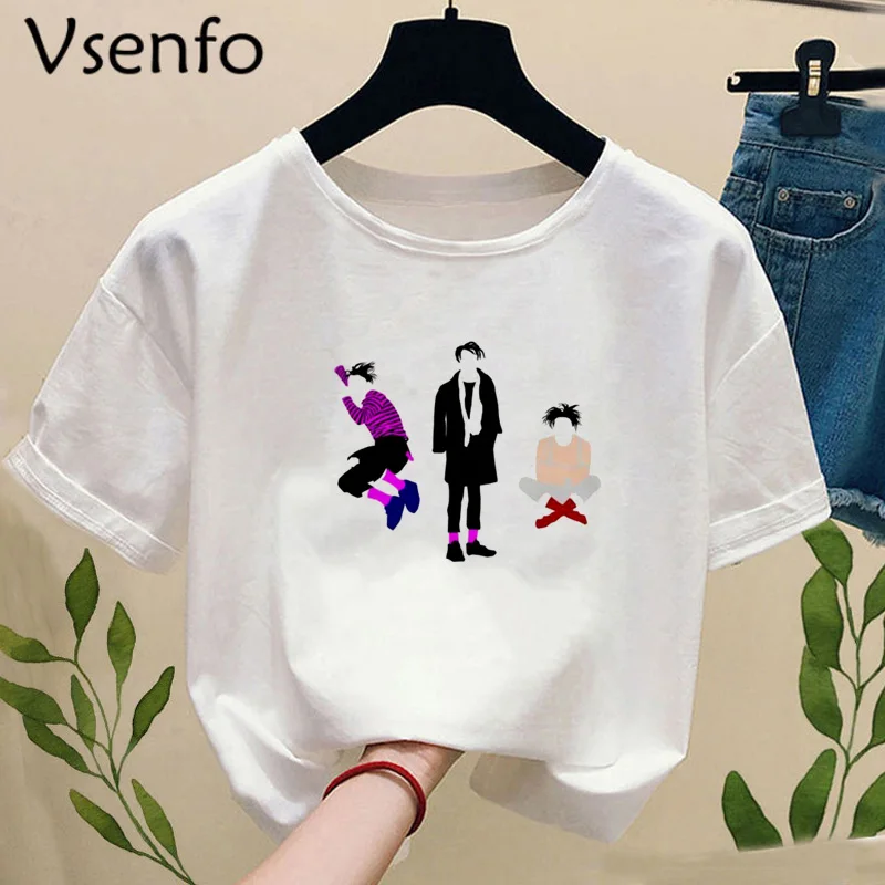 Футболка Yungblud с принтом Доминик Харрисона для мужчин и женщин летняя белая